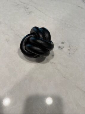 Black Knot Sculpture Accent